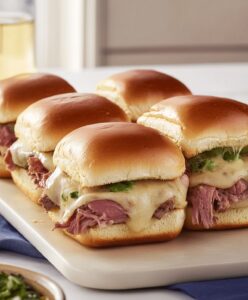 Mouthwatering Philly Cheese Steak Sliders Recipe