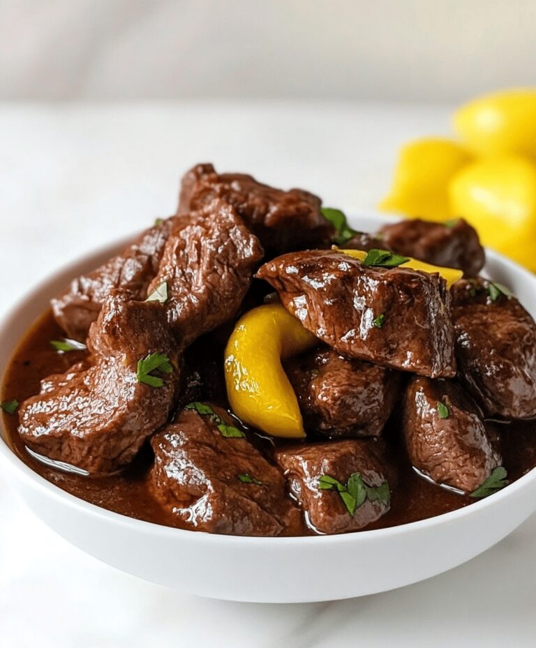 Easy Slow Cooker Mississippi Steak Bites Recipe