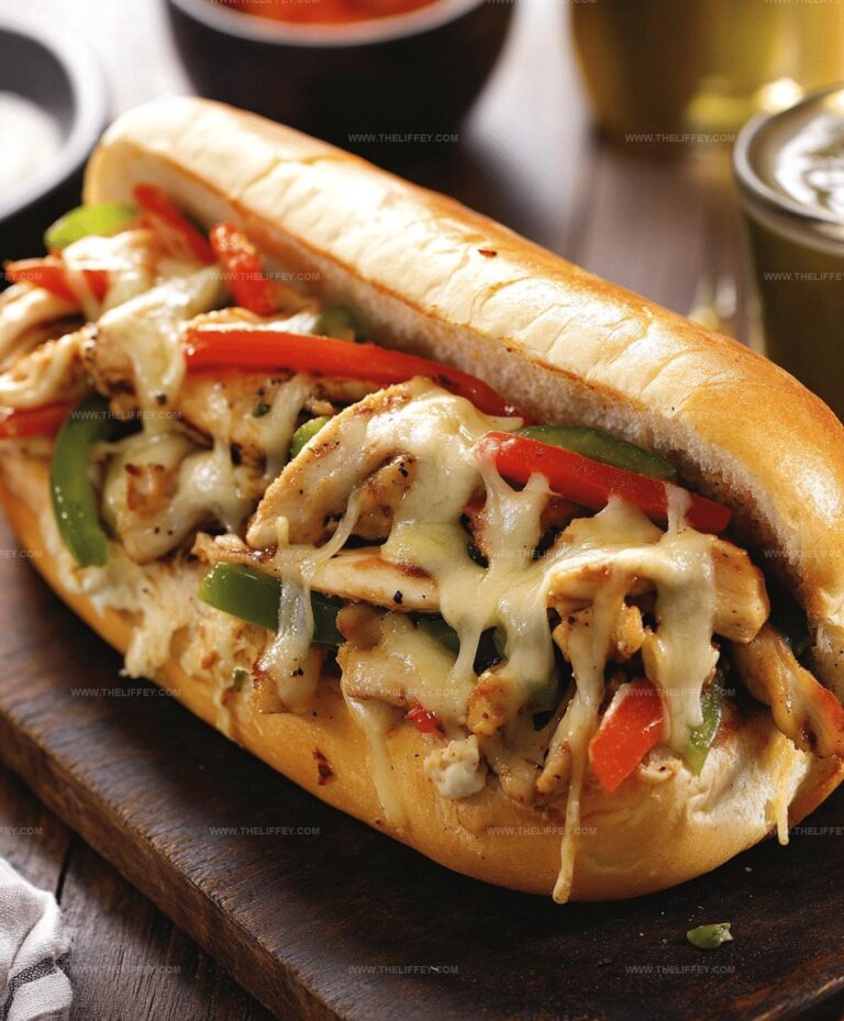 Authentic Chicken Philly Cheesesteak Recipe