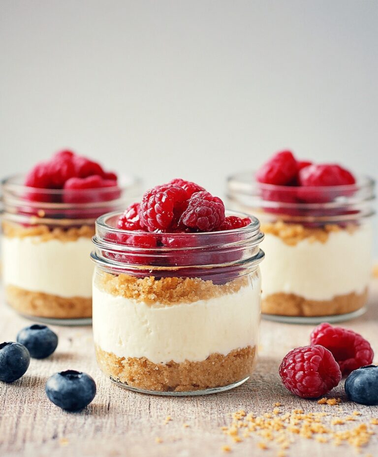 Creamy No-Bake Cheesecake Jars Recipe