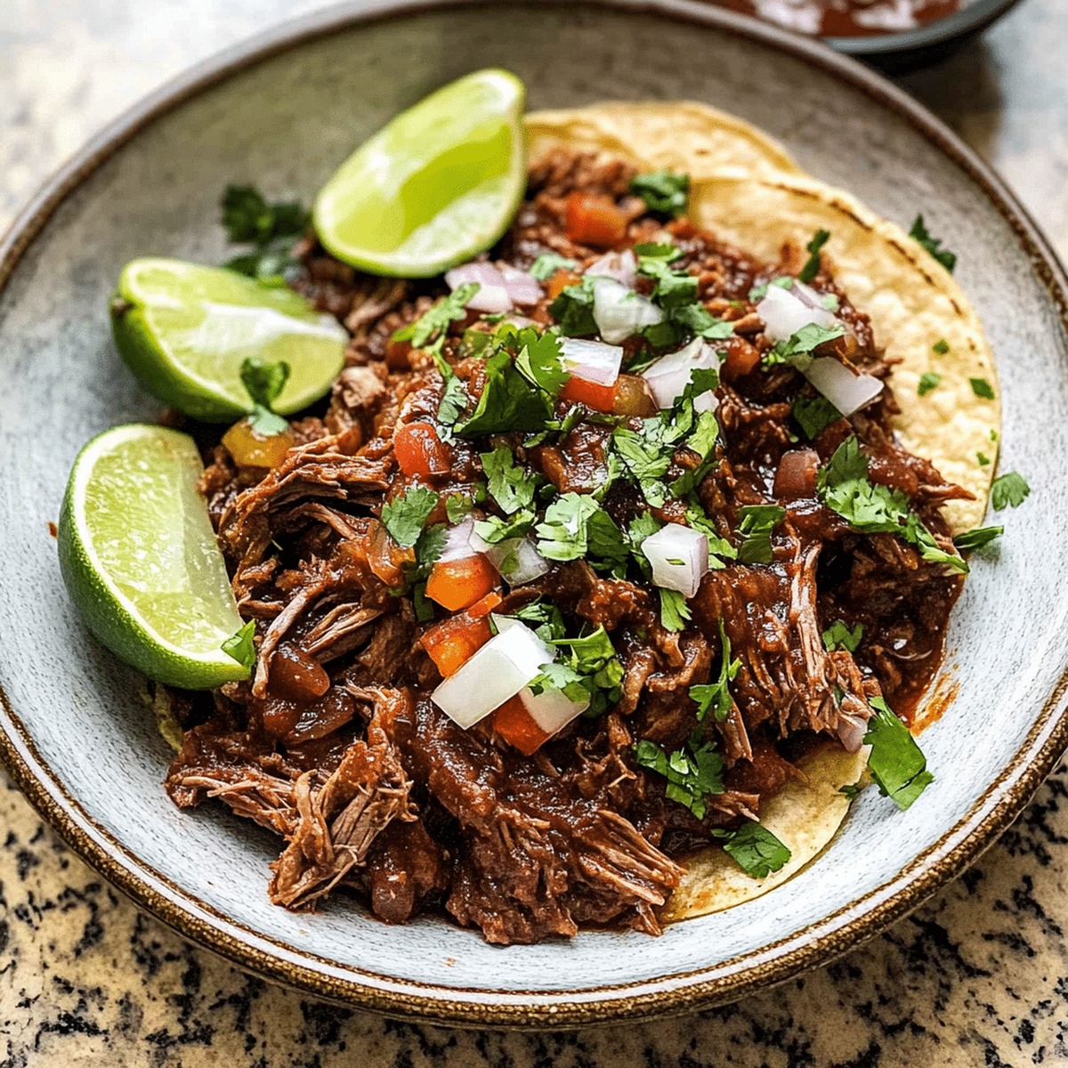 Tender Slow Cooker Beef Machaca Recipe