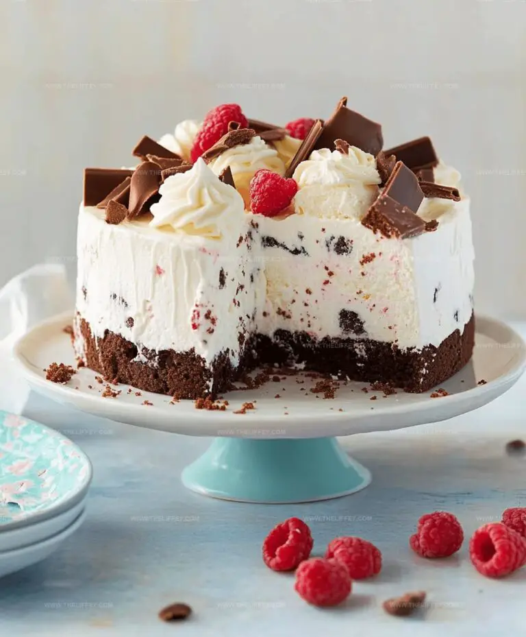 Creamy Homemade Ice Cream Cake Recipe