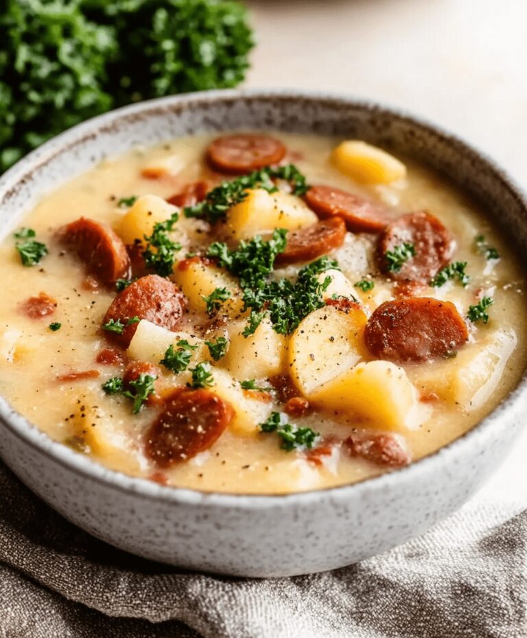 Hearty Potato Kielbasa Soup Recipe