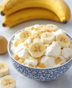 Easy Banana Pudding Fluff Salad Recipe