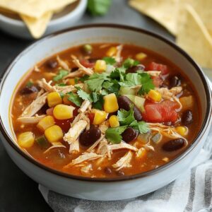 Easy Chicken Taco Soup Recipe