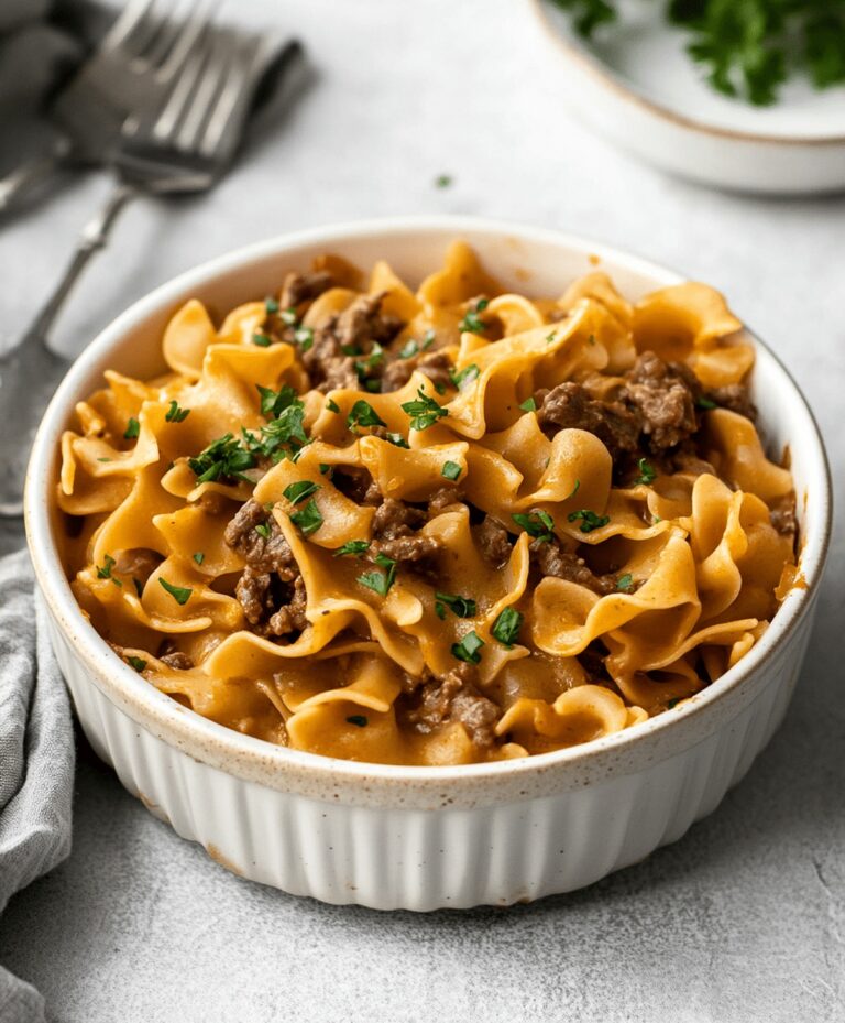 Quick Beef Noodle Casserole Recipe