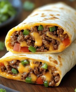 Nacho Cheese Beef Wrap Recipe