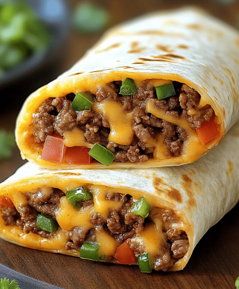 Nacho Cheese Beef Wrap Recipe