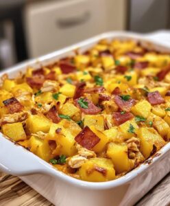 Ultimate Loaded Chicken And Potato Casserole Recipe
