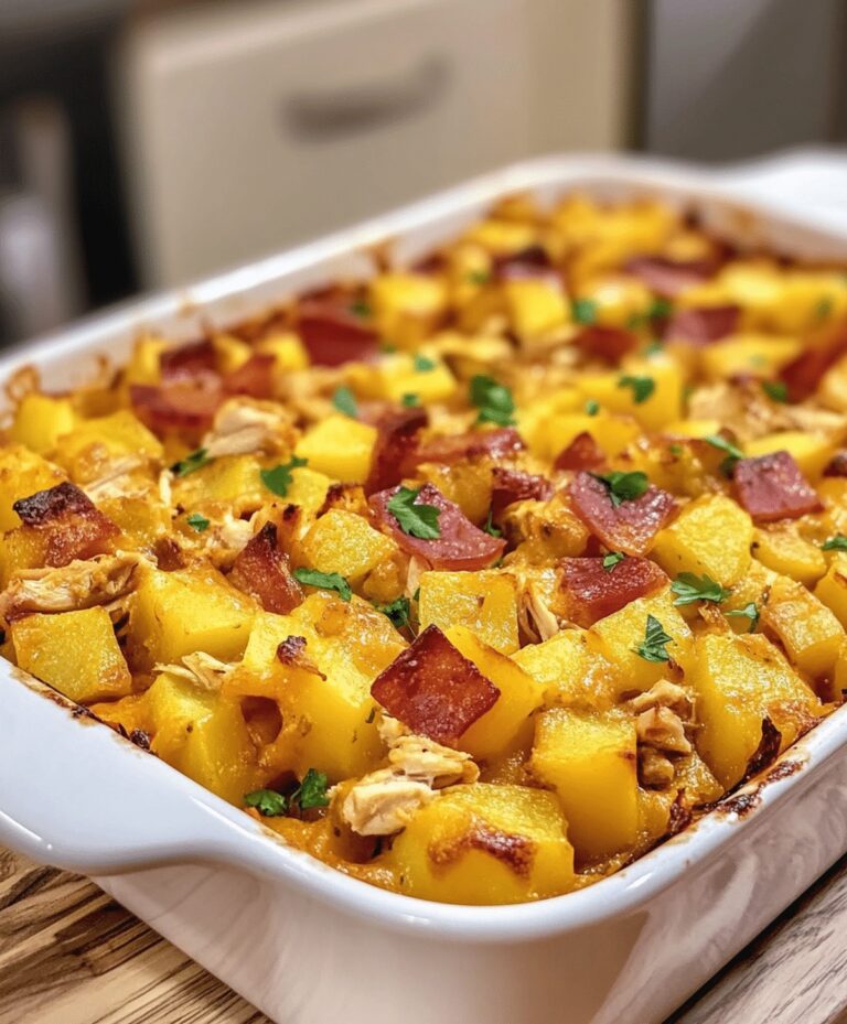 Ultimate Loaded Chicken And Potato Casserole Recipe