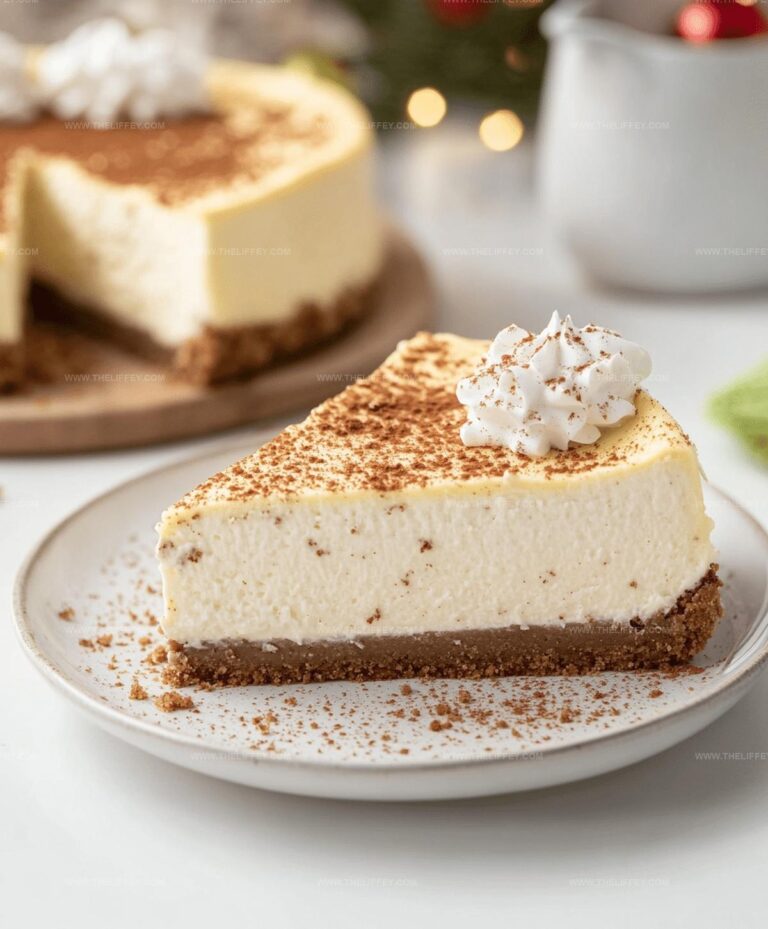 Eggnog Cheesecake Recipe