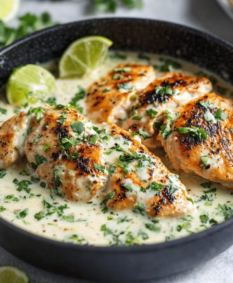 Creamy Coconut Lime Chicken Recipe