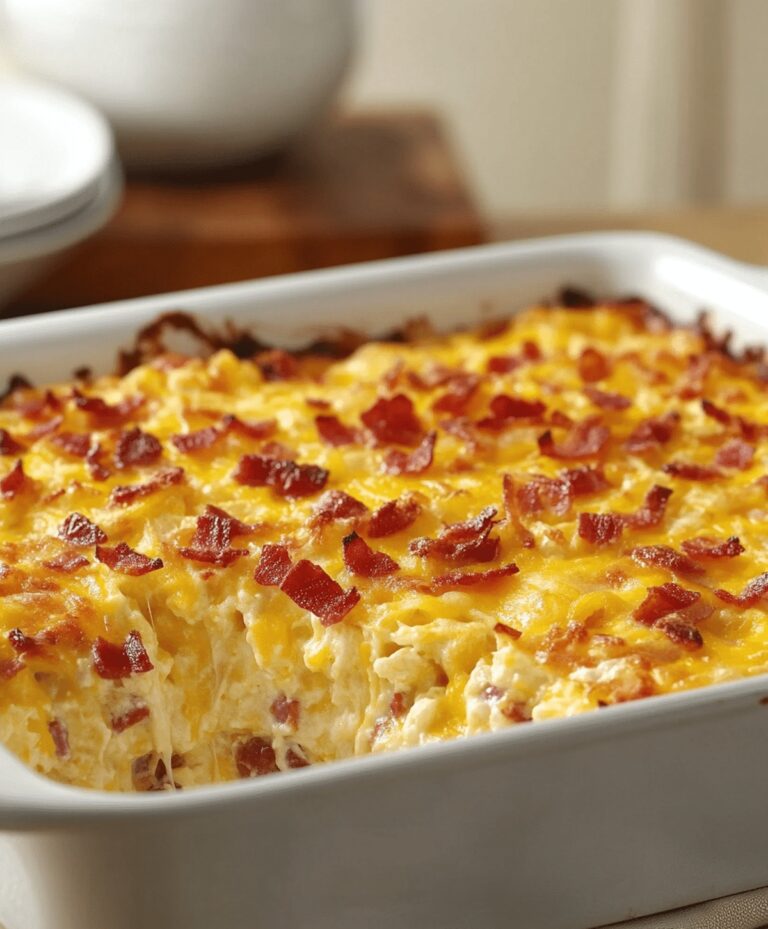 Cheesy Amish Breakfast Casserole Recipe