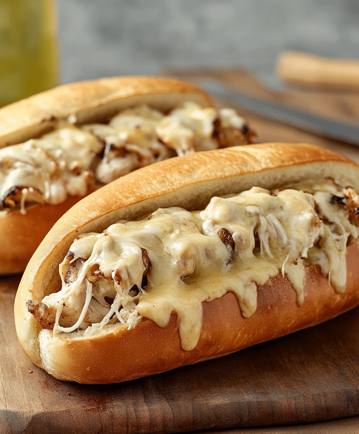 Simple White BBQ Chicken Subs Recipe