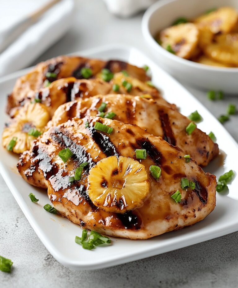 Baked Pineapple BBQ Chicken Breast Recipe