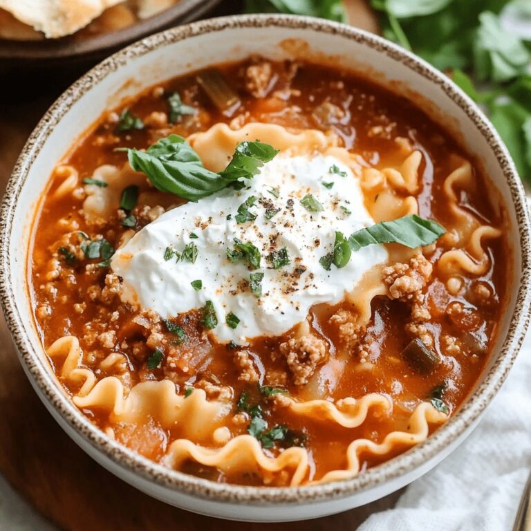 Hearty Lasagna Soup Recipe