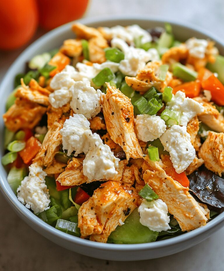 Zesty Buffalo Chicken Salad Recipe