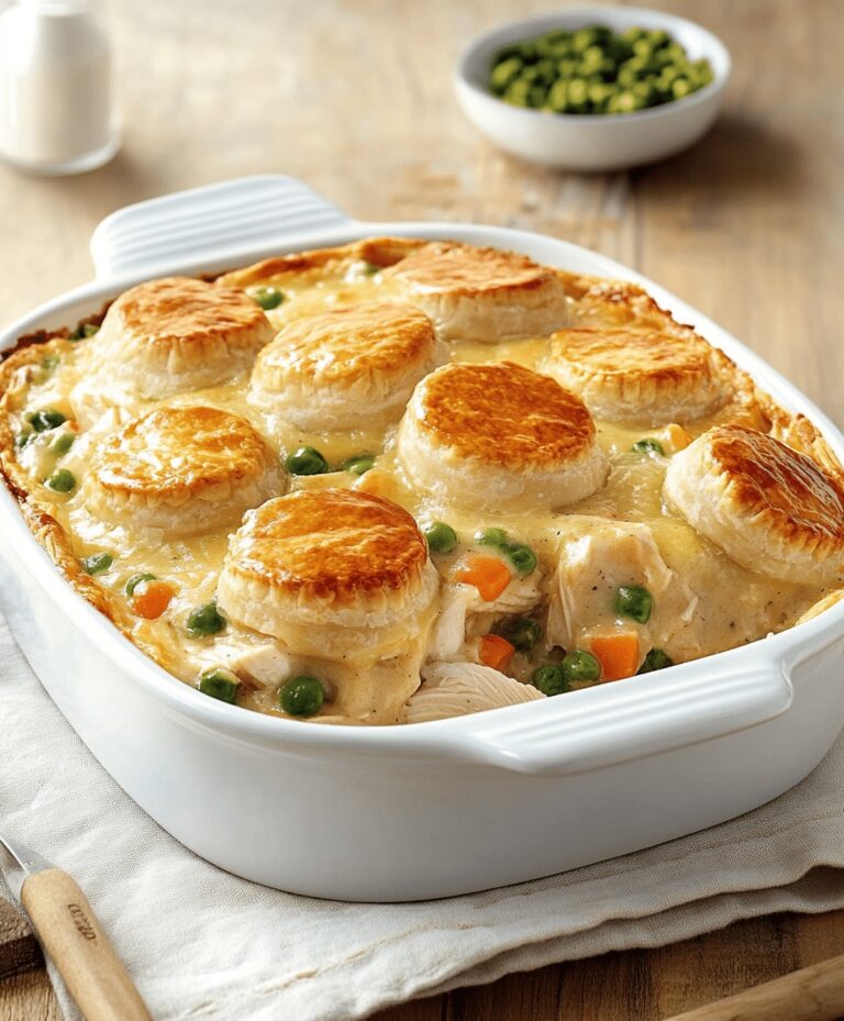 Easy Chicken Pot Pie Casserole Recipe