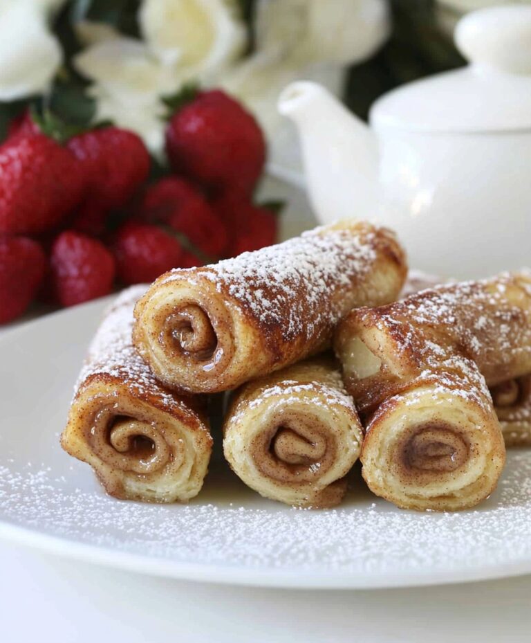 Delightful Cinnamon Roll French Toast Roll-up Recipe