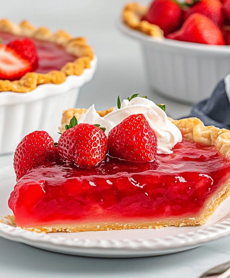 Homemade Fresh Strawberry Pie Recipe