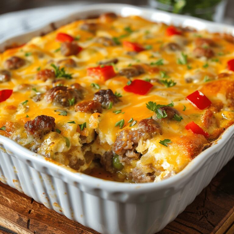 Breakfast Sausage Casserole Recipe
