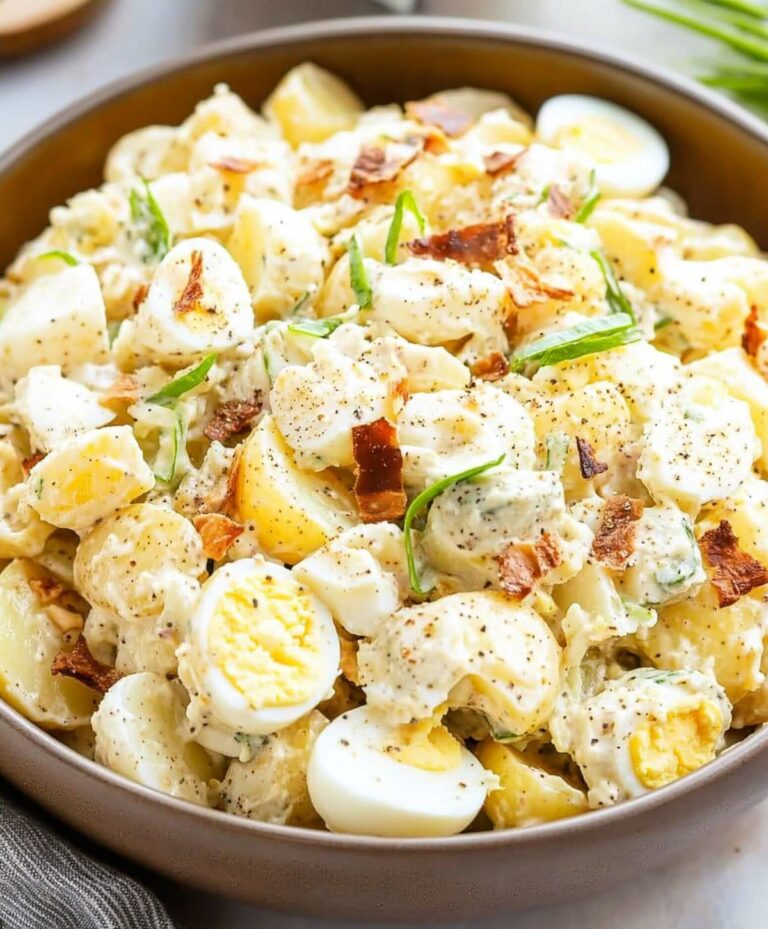 Creamy Potato Salad With Eggs Recipe