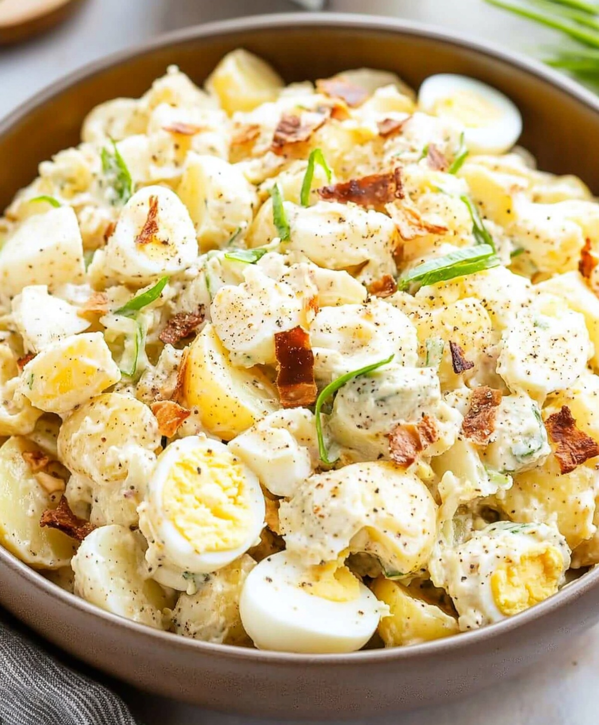 Creamy Potato Salad With Eggs Recipe