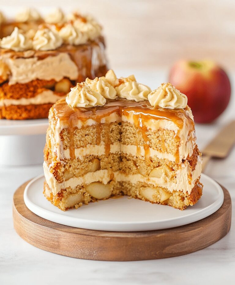 The Best Caramel Apple Spice Cake Recipe