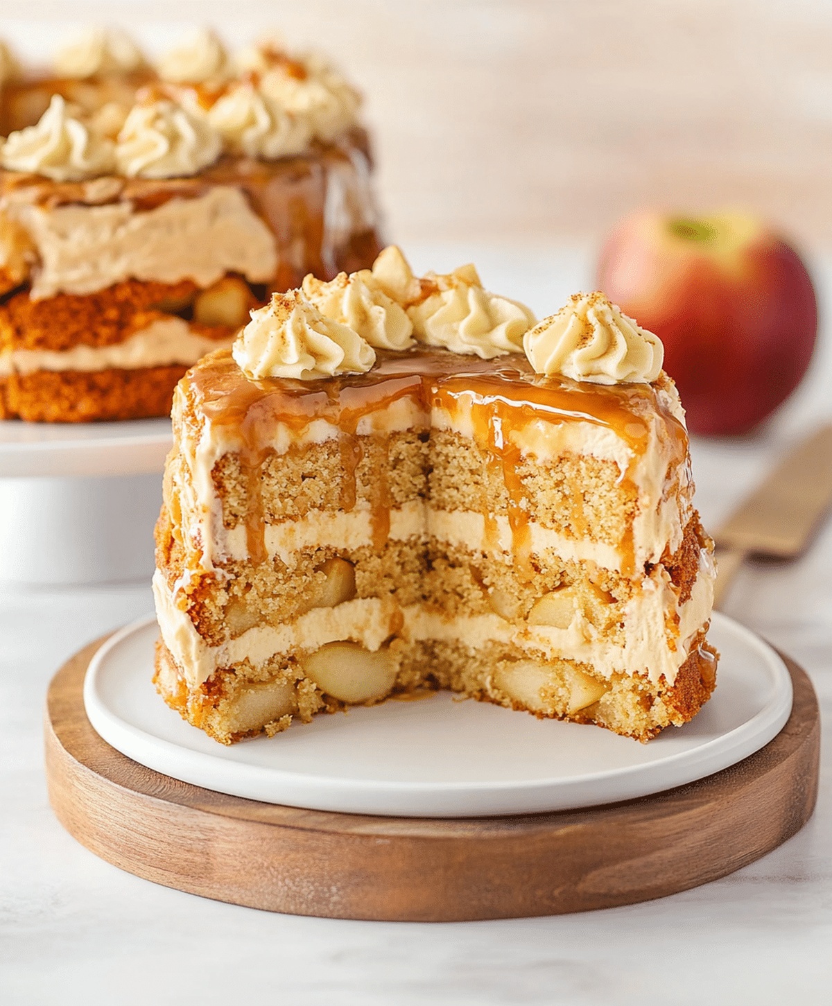 The Best Caramel Apple Spice Cake Recipe