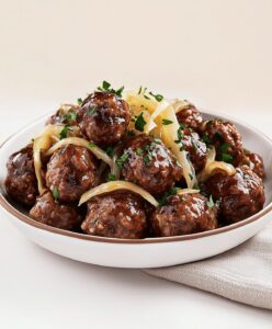 Best Crockpot French Onion Meatballs Recipe
