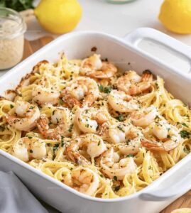 Shrimp Scampi Pasta Bake Recipe