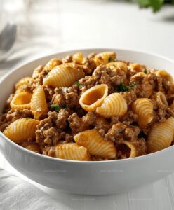 Delicious Creamy Beef And Shells Recipe