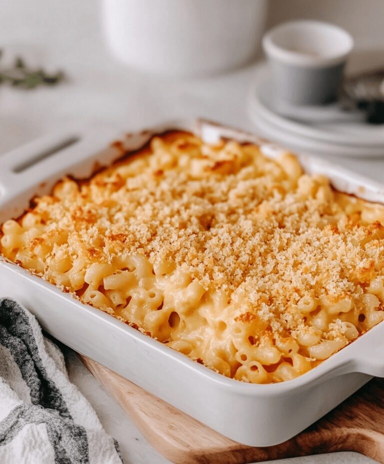 Homemade Baked Mac And Cheese Recipe