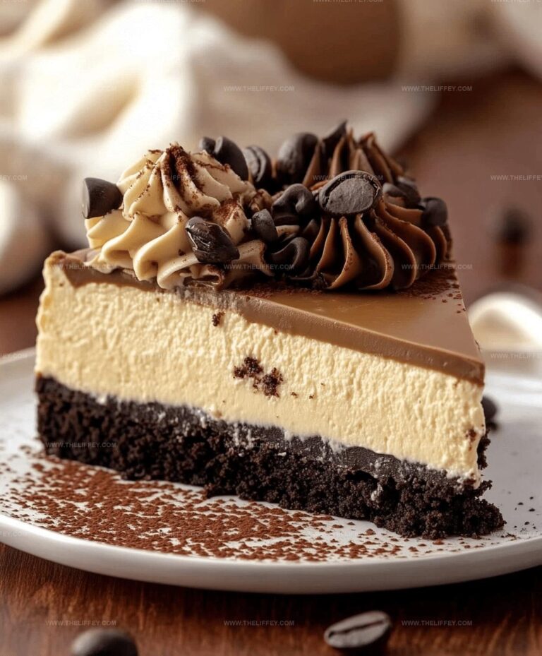 Indulgent Coffee Brownie Cheesecake Recipe