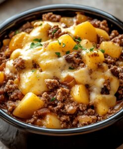 Easy Slow Cooker Cowboy Casserole Recipe