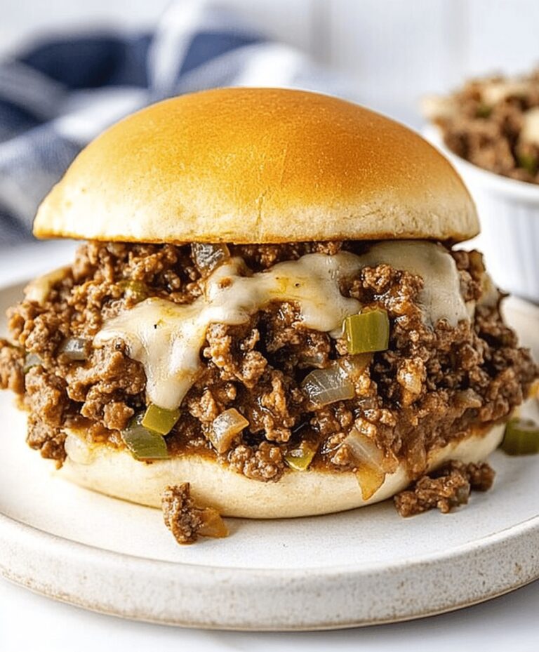 Quick Philly Cheese Steak Sloppy Joes Recipe