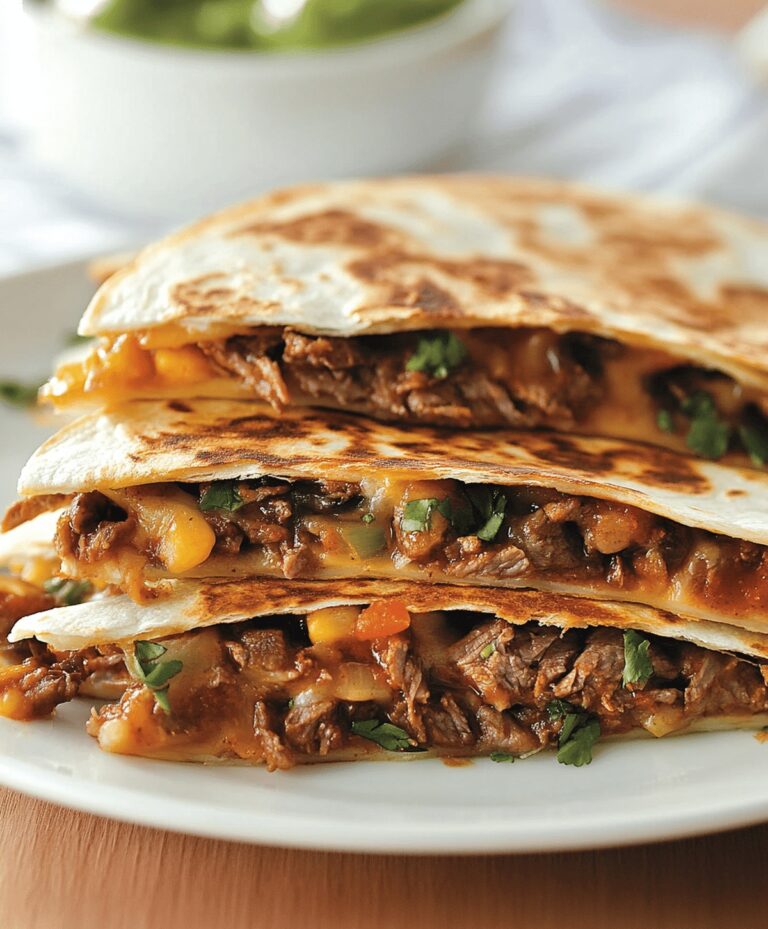 Cheesy Beef Quesadilla Recipe