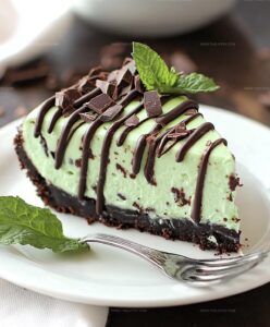 No Bake Mint Chocolate Cheesecake Recipe