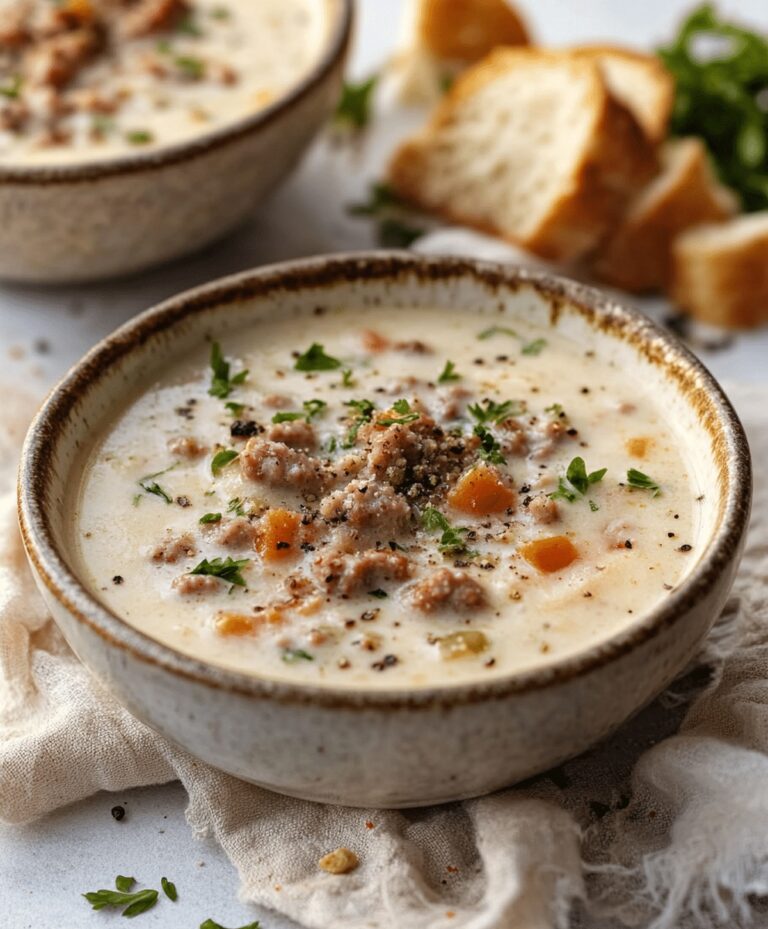 Rich Italian Sausage Soup Recipe