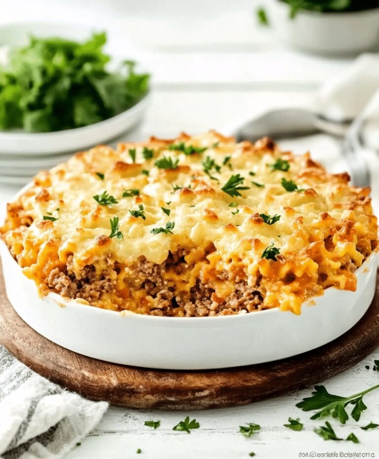 Hamburger Supreme Casserole Recipe