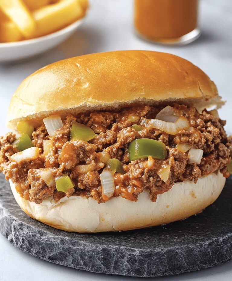 Philly Cheesesteak Sloppy Joes Recipe