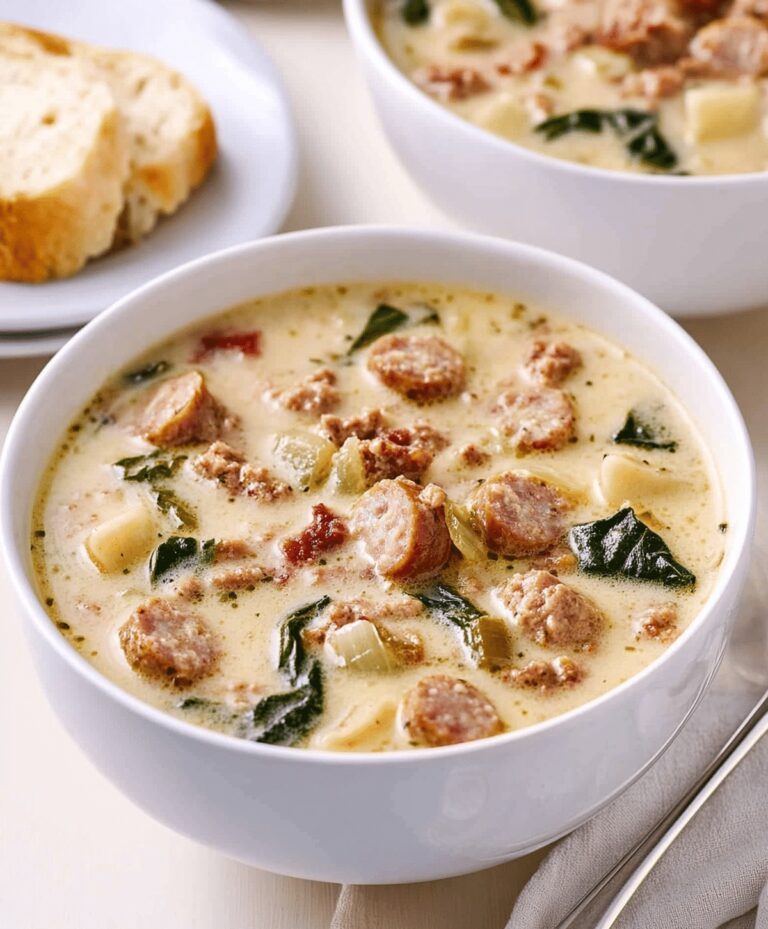Olive Garden Zuppa Toscana Soup With Turkey Sausage Recipe