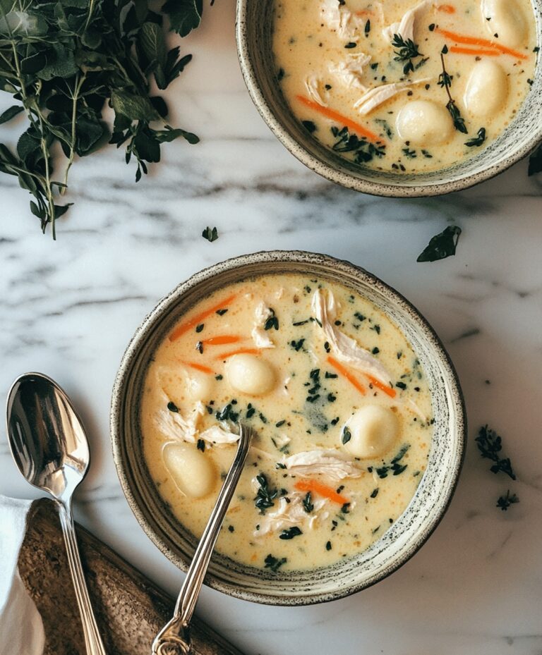 30-minute Homemade Chicken Gnocchi Soup Recipe