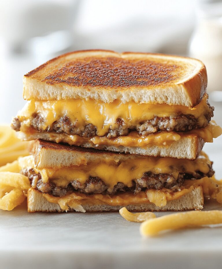 Grilled Cheese Patty Melts Recipe