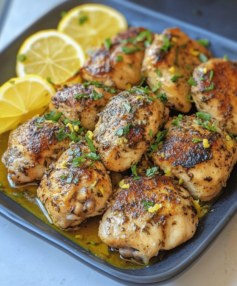 Juicy Greek Lemon Chicken Recipe