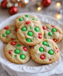 Fun Christmas M&M Cookies Recipe