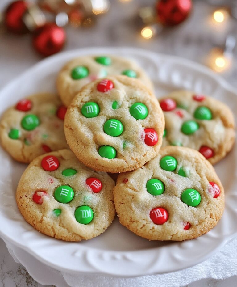 Fun Christmas M&M Cookies Recipe