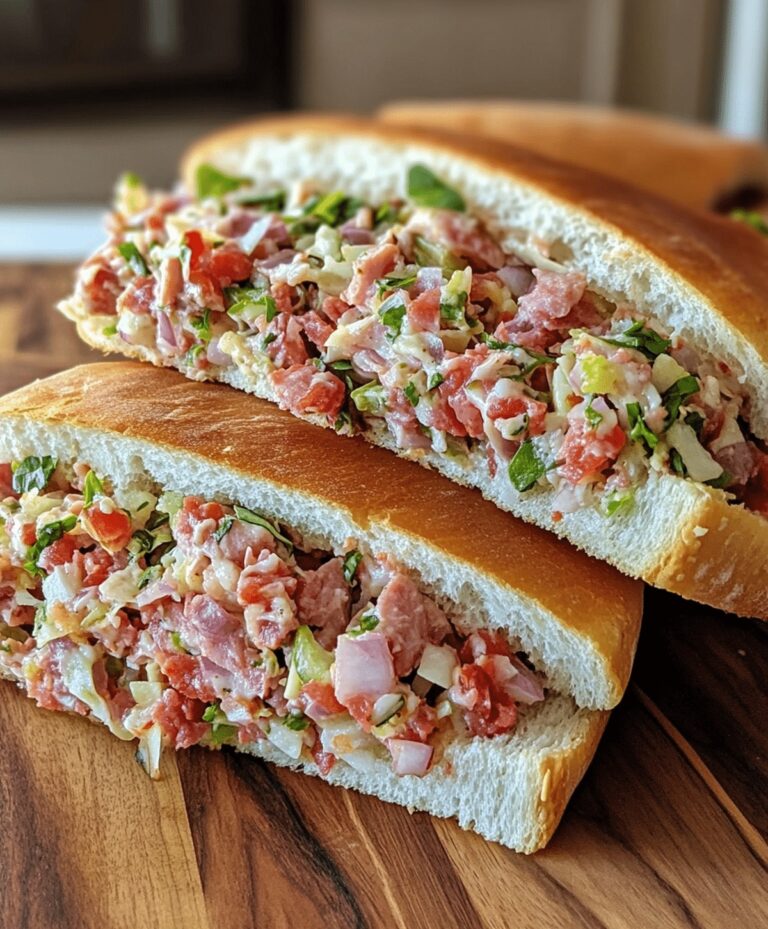 Mouthwatering Viral Chopped Italian Sandwich Recipe