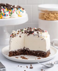 Ice Cream Cake With Cookie Crunch Recipe