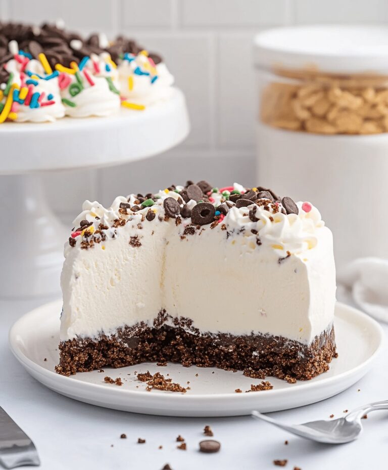 Ice Cream Cake With Cookie Crunch Recipe